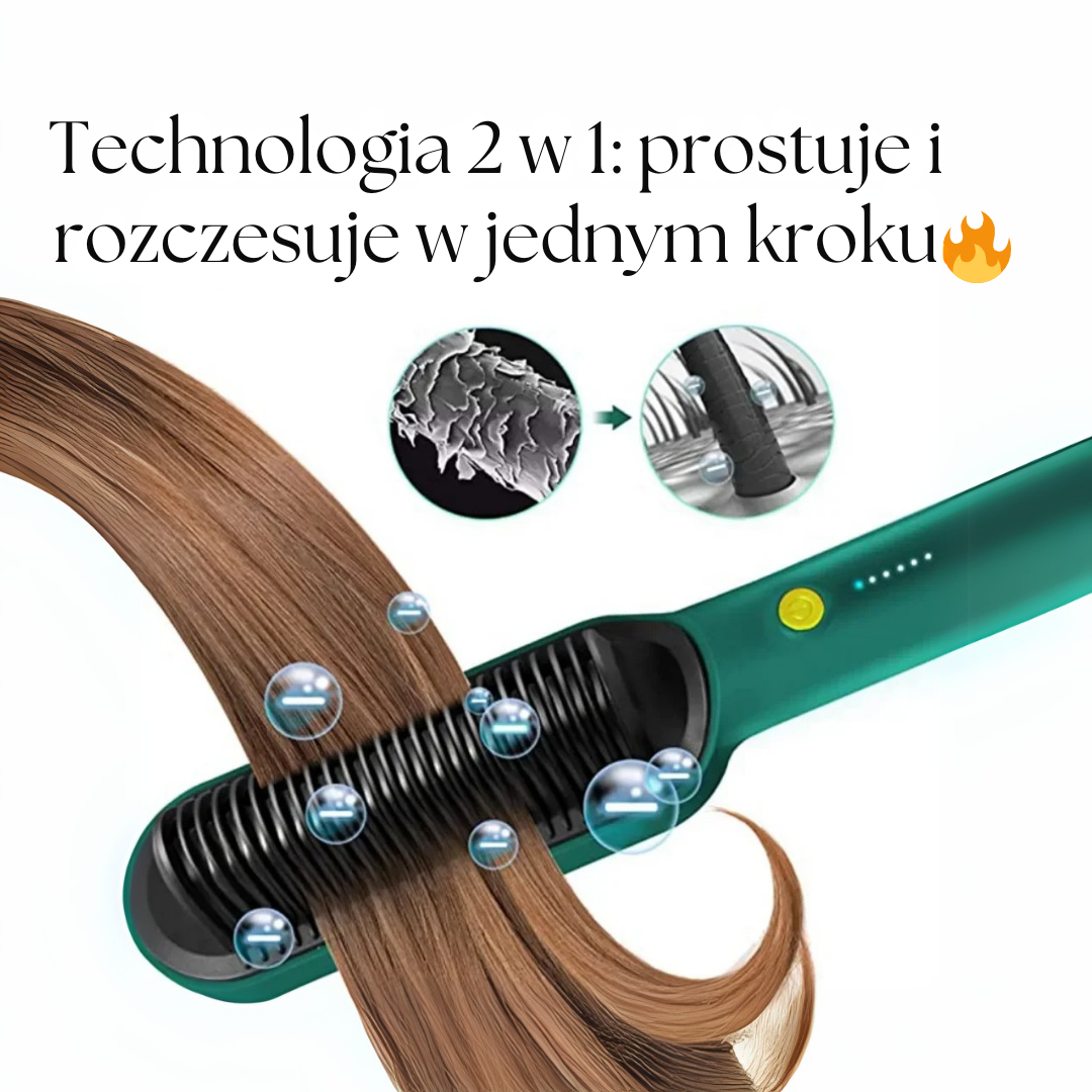 GładkoPerfect™ Szczotka prostująca 2 w 1
