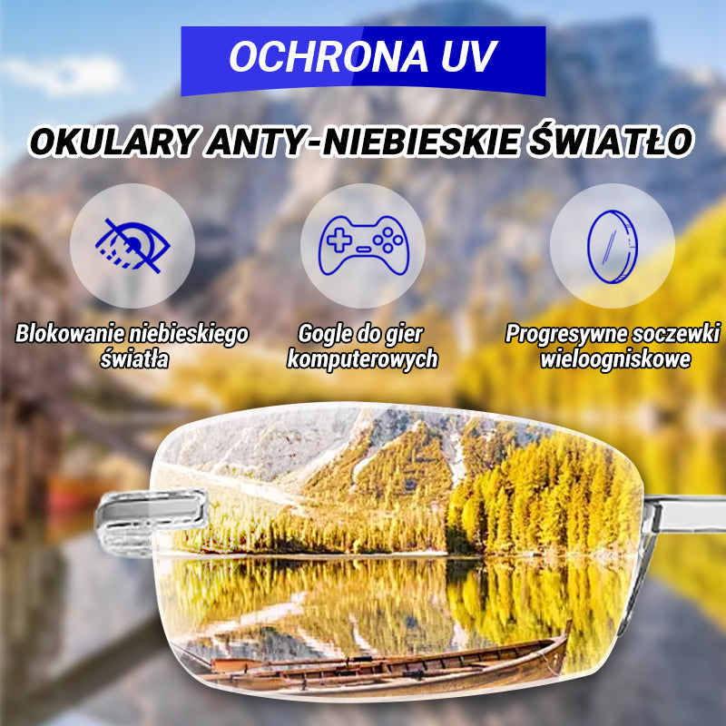 ✨Wysoka twardość anty-niebieskie światło inteligentne czytanie lustro✨