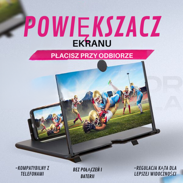 POWIĘKSZACZ EKRANU TYPU LUPA DO TELEFONU