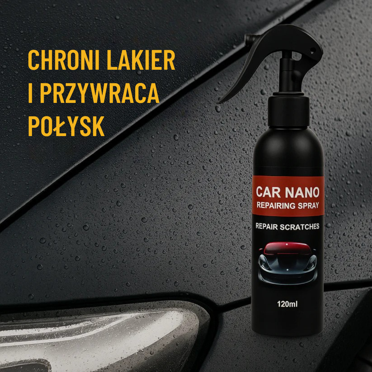 NanoShield Pro™ – spray ochronny i naprawczy na zarysowania