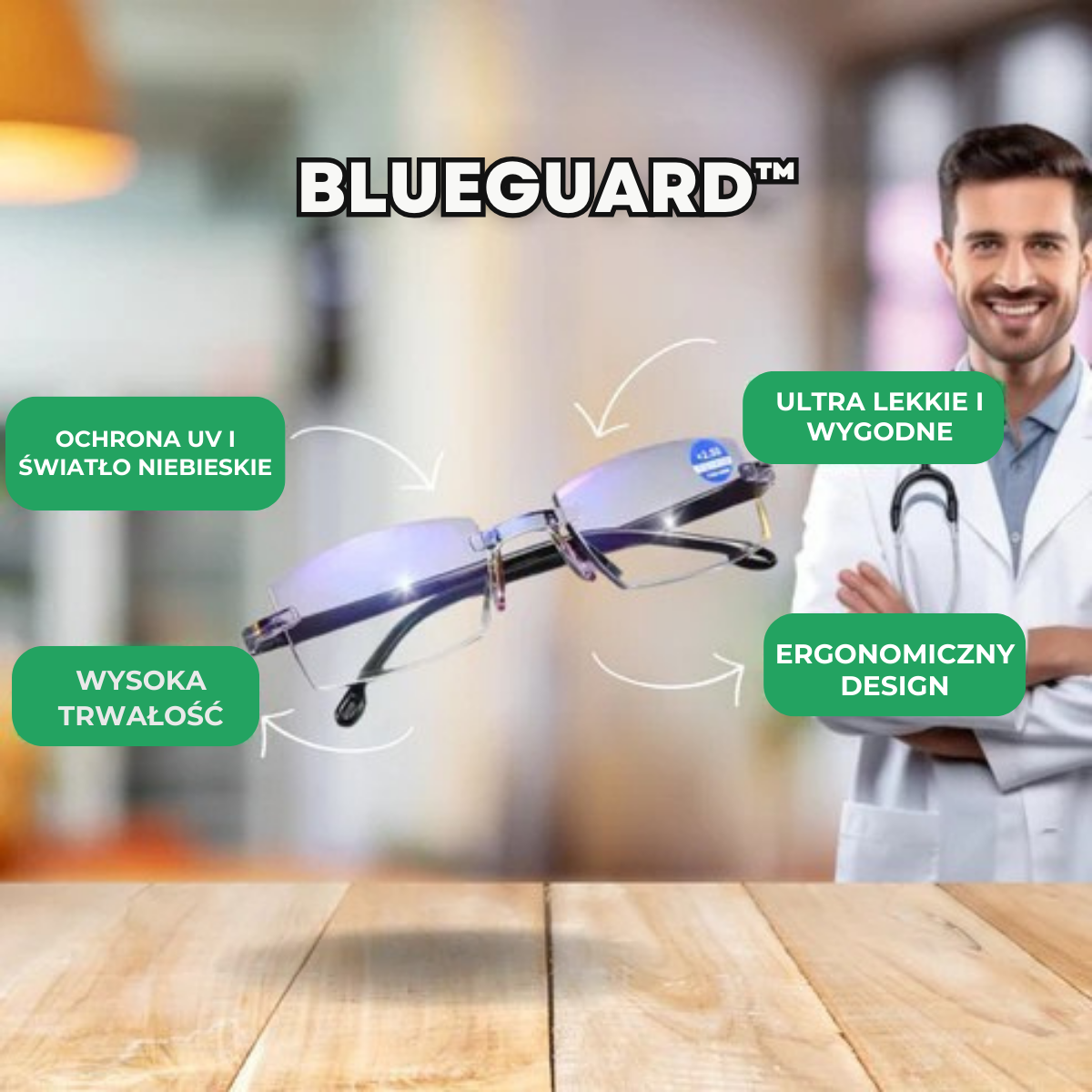 Okulary BlueGuard™ – Chroń Swoje Oczy Ze Stylem