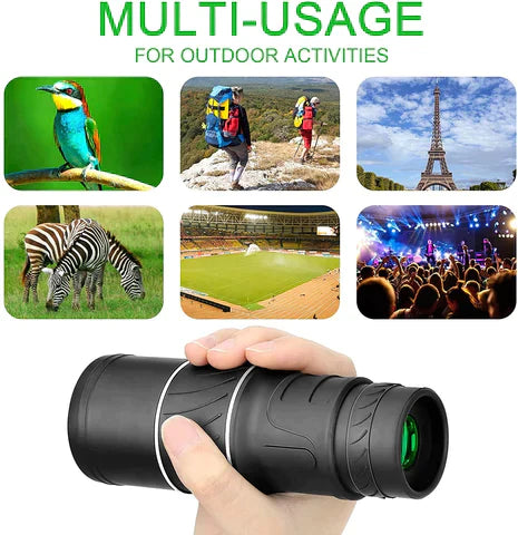 Monokularny teleskop 16x52 z bifokalnym zoomem optycznym