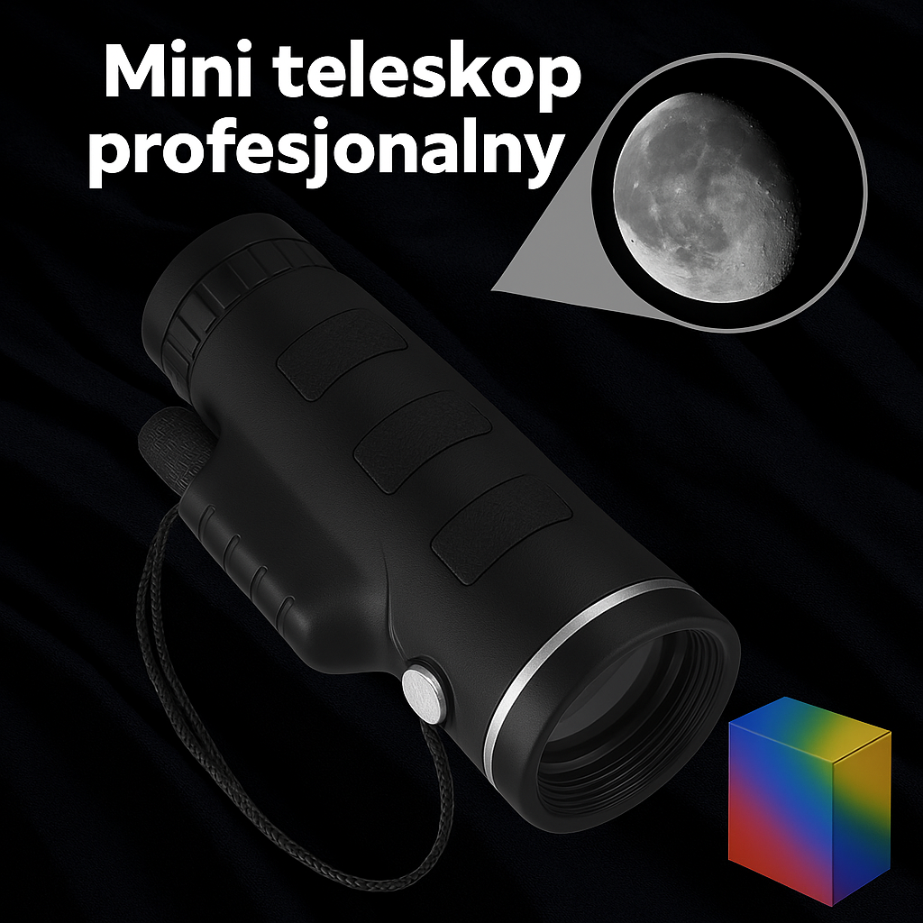 Monokularny teleskop 16x52 z bifokalnym zoomem optycznym
