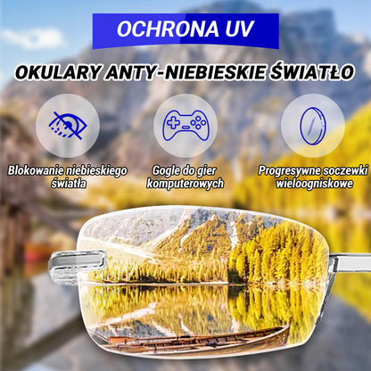 ✨Wysoka twardość anty-niebieskie światło inteligentne czytanie lustro✨