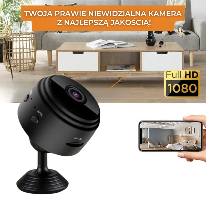 (KUP 1, OTRZYMAJ 2) Mini Kamera Bezpieczeństwa PREMIUM – InvisiCam™ [ULTRA HD]