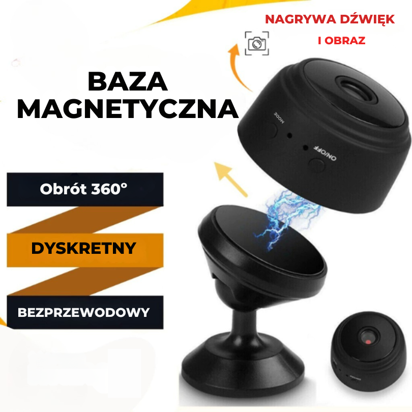 (KUP 1, OTRZYMAJ 2) Mini Kamera Bezpieczeństwa PREMIUM – InvisiCam™ [ULTRA HD]