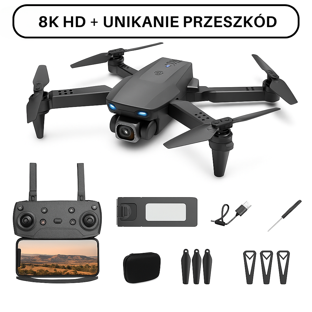 SkyLanus™ – Triplă Cameră 4K – Zbor Stabil, Filmare Profesională