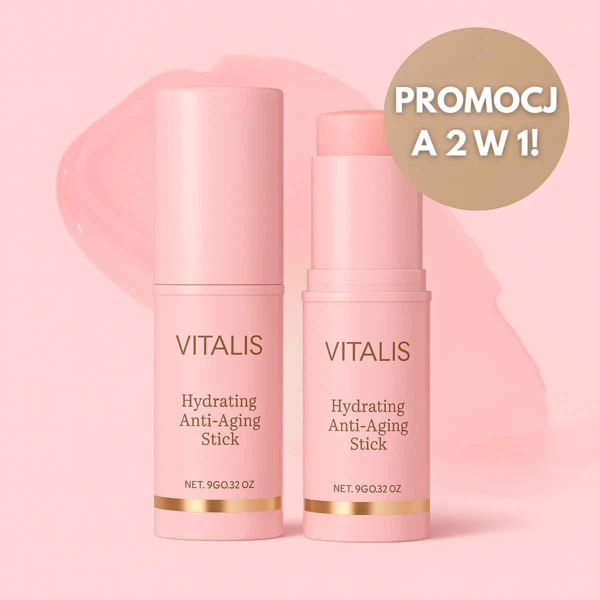 ✨ Vitalis™ – Sekret jędrnej, gładkiej i promiennej skóry – (1+1 GRATIS)